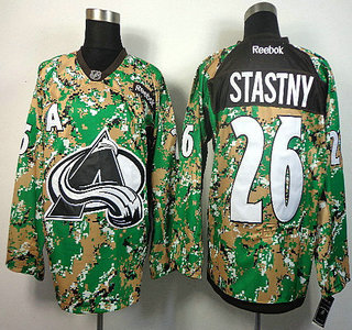 Colorado Avalanche #26 Paul Stastny With A Patch 2014 Camo Jersey