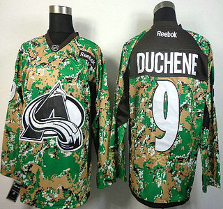 Colorado Avalanche #9 Matt Duchene 2014 Camo Jersey