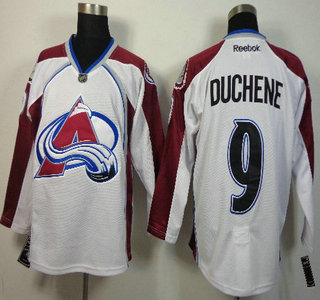Colorado Avalanche #9 Matt Duchene White Jersey
