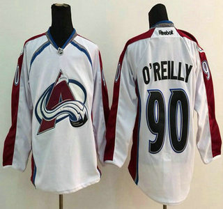 Colorado Avalanche #90 Ryan O'Reilly White Jersey