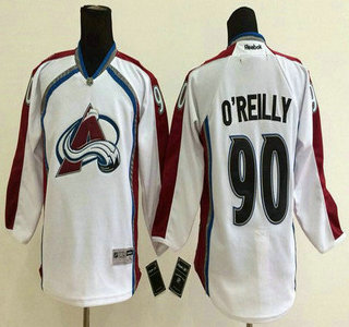 Colorado Avalanche #90 Ryan O'Reilly White Kids Jersey