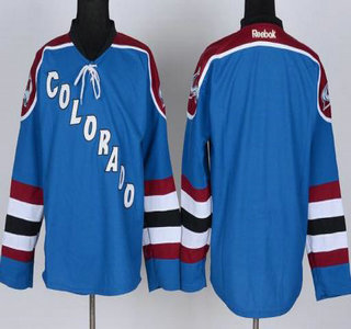 Colorado Avalanche Blank Blue NHL Jersey