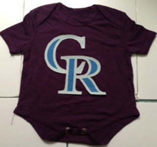 Colorado Rockies Purple Newborns Jersey