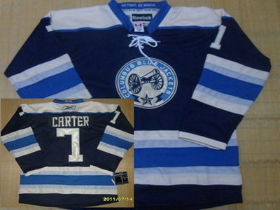 Columbus Blue Jackets #7 Carter Blue New Third Jersey