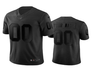 Custom Oakland Raiders Black Vapor Limited City Edition Jersey