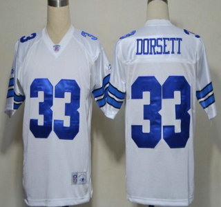 Dallas Cowboys #33 Tony Dorsett White Legend Jersey