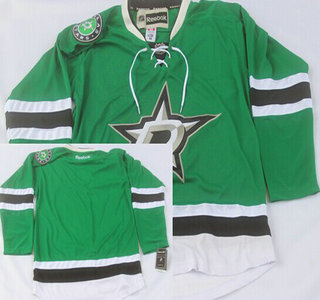 Dallas Stars Blank 2013 Green Jersey