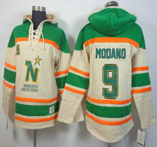 Dalls Stars #9 Mike Modano Cream Jersey