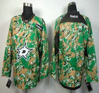 Dalls Stars Blank 2014 Camo Jersey