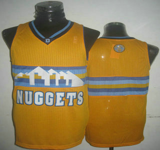 Denver Nuggets Blank Yellow Revolution 30 Authentic Jersey