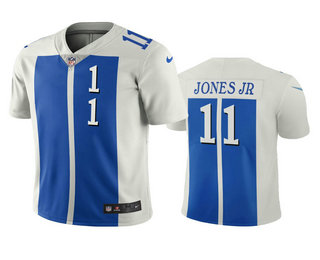 Detroit Lions #11 Marvin Jones Jr White Blue City Edition Vapor Limited Jersey
