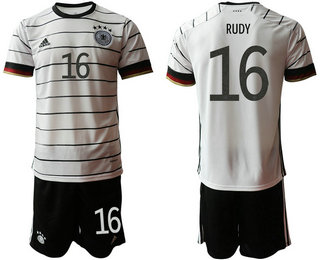 Germany 16 RUDY Home UEFA Euro 2020 Soccer Jersey