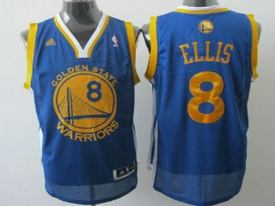 Golden State Warriors 8 Monta Ellis Blue Jersey