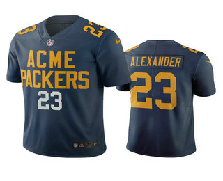 Green Bay Packers #23 Jaire Alexander Navy City Edition Vapor Limited Jersey