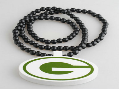 Green Bay Packers Green white NFL Logo Jewelry