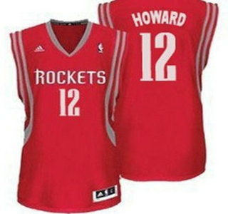 Houston Rockets #12 Dwight Howard Red Jersey