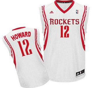Houston Rockets #12 Dwight Howard White Jersey