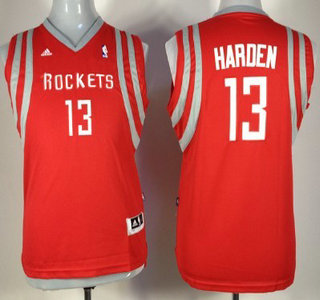 Houston Rockets 13 James Harden Red Kids Jersey