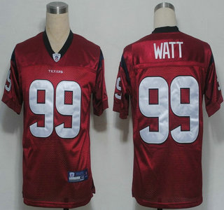 Houston Texans #99 J.J. Watt Red Jersey