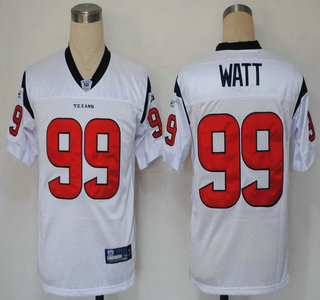 Houston Texans #99 J.J. Watt White Jersey