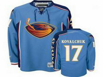 Atlanta Thrashers 17 Ilya Kovalchuk Light Blue Premier Jersey