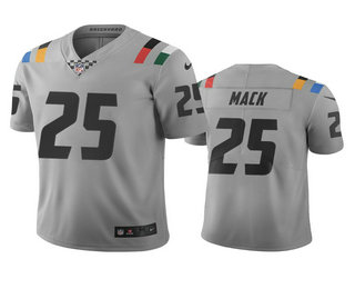 Indianapolis Colts #25 Marlon Mack Gray Vapor Limited City Edition Jersey