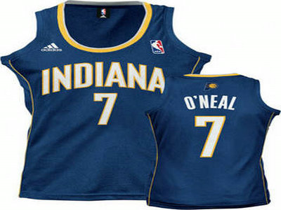 Jermaine O'Neal Fashion Indiana Pacers Women Jersey