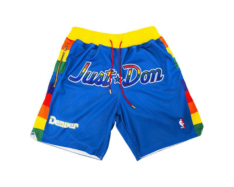 Just Don Shorts (Nuggets) JUST DON By Mitchell & Ness