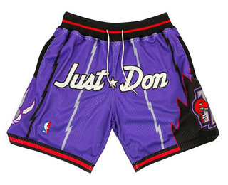 Just Don Shorts (Raptors) JUST DON By Mitchell & Ness