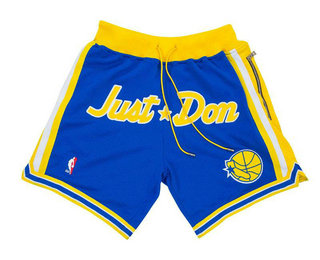 Just Don Shorts (Warriors) JUST DON By Mitchell & Ness