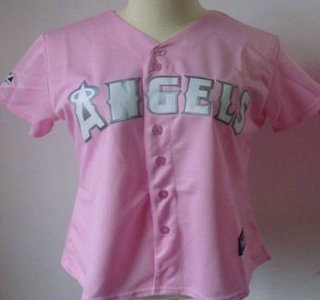 LA Angels of Anaheim #8 Kendry Morales Pink Womens Jersey