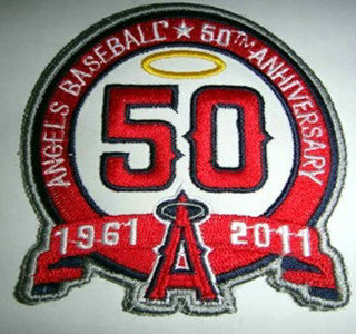 LA Angels of Anaheim 50th Anniversary Patch