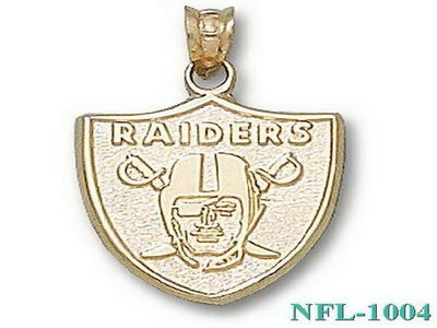LogoArt Oakland Raiders 10kt Gold Pendant