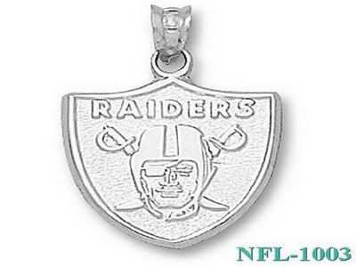 LogoArt Oakland Raiders Sterling Silver Pendant