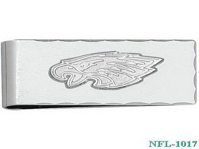 LogoArt Philadelphia Eagles Sterling Silver 78 Inch X 2 Inch Money Clip