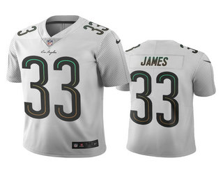 Los Angeles Chargers #33 Derwin James White City Edition Vapor Limited Jersey