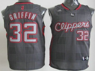 Los Angeles Clippers 32 Blake Griffin Black Rhythm Fashion Jersey