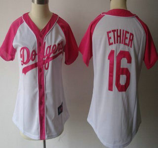 Los Angeles Dodgers #16 Andre Ethier 2012 Fashion Womens Jersey