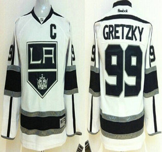 Los Angeles Kings #99 Wayne Gretzky White Kids Jersey