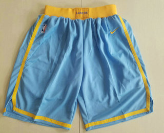Los Angeles Lakers Blue Nike Swingman Shorts