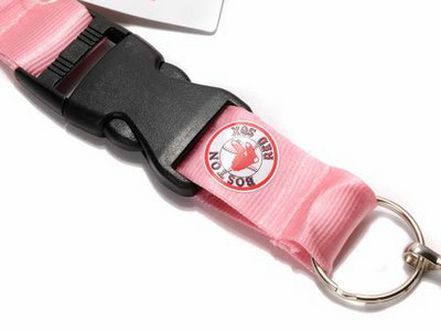 MLB Boston Red Sox pink key chain 1