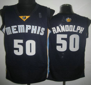Memphis Grizzlies #50 Zach Randolph Dark Blue Revolution 30 Authentic Jersey