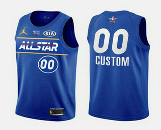 Men's 2021 All-Star Active Player Custom Blue Eastern Conference Stitched NBA Jersey