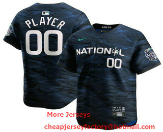 Men's ACTIVE PLAYER Custom Royal 2023 All-star Cool Base Stitched MLB Jersey