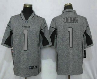 Men's Arizona Cardinals #1 Kyler Murray 2019 Vapor Untouchable Stitched NFL Nike Gray Gridiron Limited Jersey