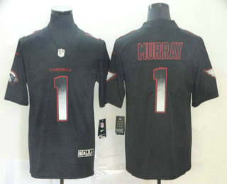 Men's Arizona Cardinals #1 Kyler Murray Black 2019 Vapor Smoke Fashion Stitched NFL Nike Limited Jersey