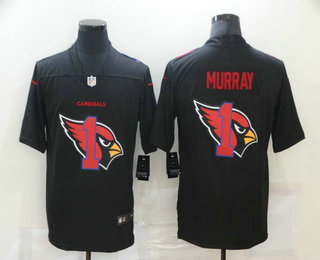 Men's Arizona Cardinals #1 Kyler Murray Black 2020 Shadow Logo Vapor Untouchable Stitched NFL Nike Limited Jersey