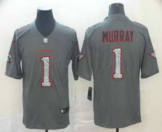 Men's Arizona Cardinals #1 Kyler Murray Gray Fashion Static 2019 Vapor Untouchable Stitched NFL Nike Limited Jersey