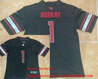 Men's Arizona Cardinals #1 Kyler Murray Limited Black FUSE Vapor Jersey