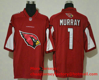 Men's Arizona Cardinals #1 Kyler Murray Red 2020 Big Logo Vapor Untouchable Stitched NFL Nike Fashion Limited Jersey
